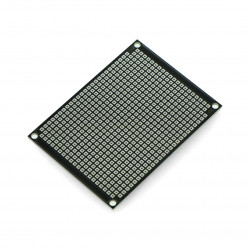 Sourcingmap Doppelseitige Leiterplatte – 12x18 Cm, FR-4, 46x65 Löcher, Raster 2,54 Mm, Loch-Ø 1 Mm, Vorverzinnt, Für Lötübungen & Prototypen