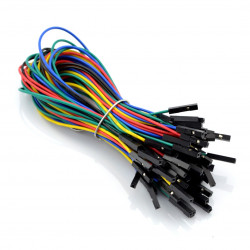 Kabel, Flachbandkabel 20 Adern, Farbe IDC, 1,27 Raster Botland -  Robotikgeschäft