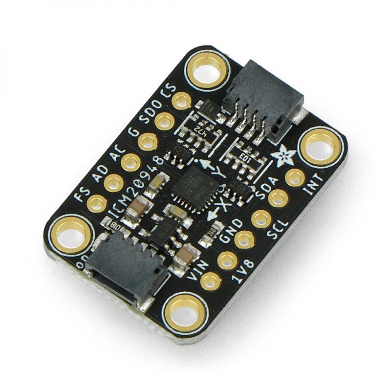 ICM-20948 9DoF - 3 osiowy akcelerometr, żyroskop i magnetometr SPI/I2C Qwiic