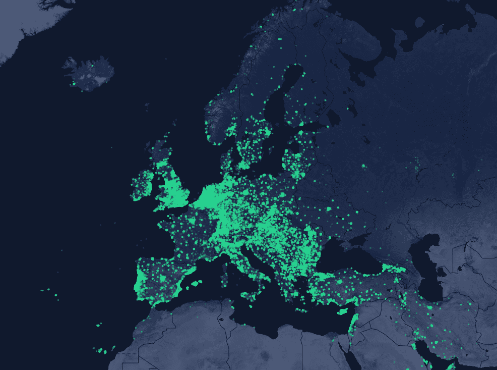 Zasięg The People's Network