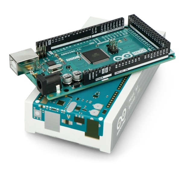 Arduino Mega - eine der reichsten Versionen.