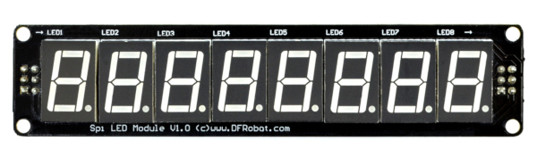 Modul 8 x 8-Segment-SPI-Anzeige