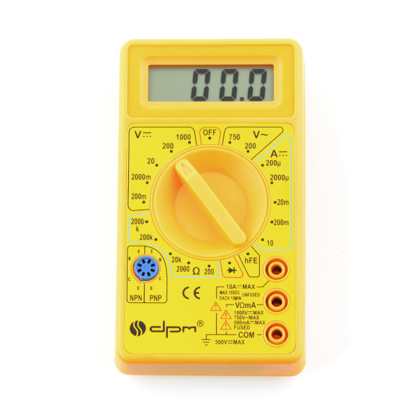 Voltmeter digital 12V / 24V mit Farb-LED Batteriestand-Anzeige
