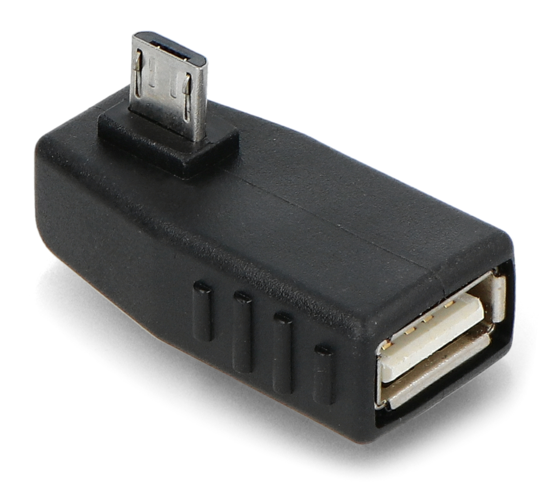 Adapter 5,5 / 2,5-mm-Buchse - Micro-USB-Stecker - mit einem 16-cm