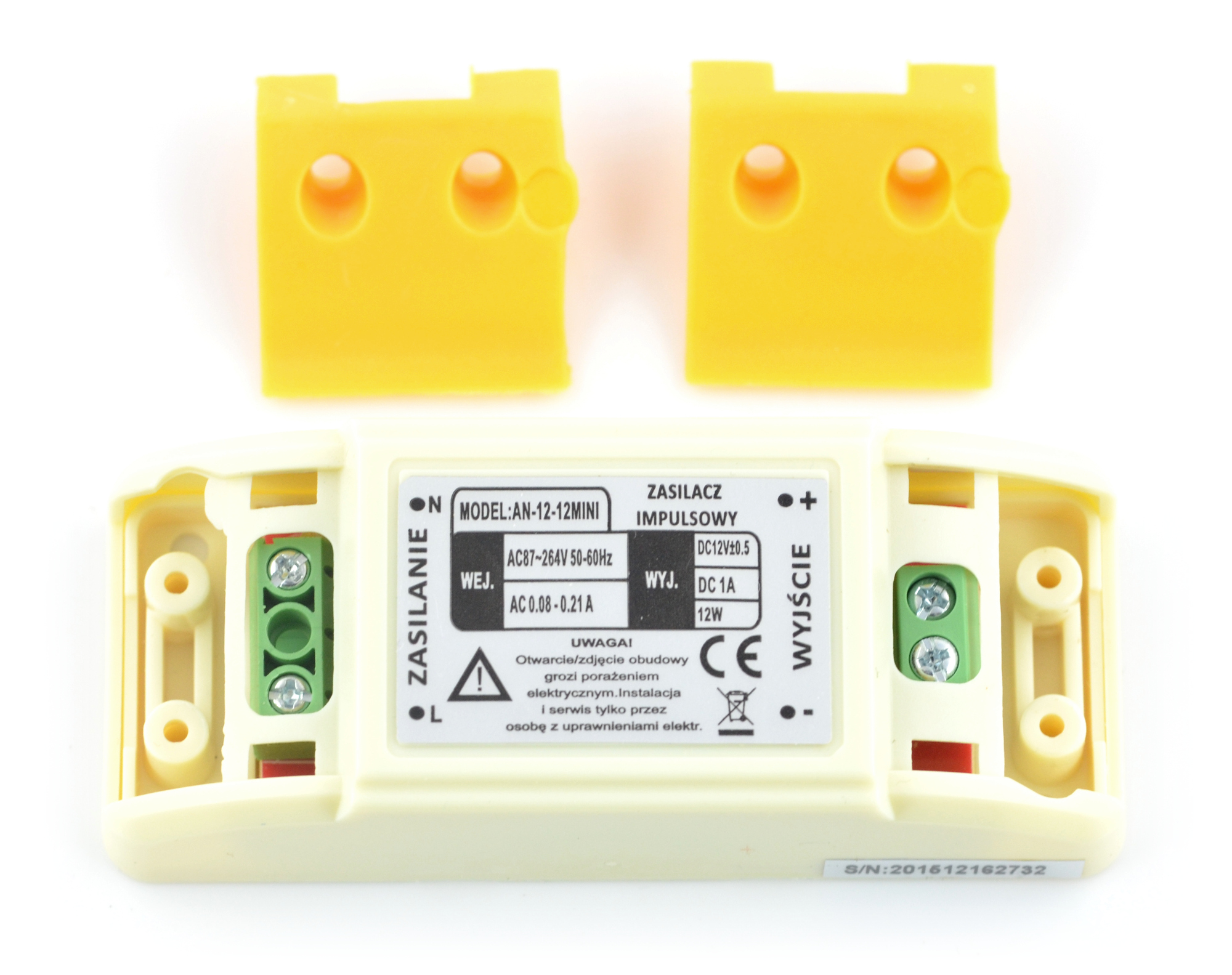 Montagenetzteil Z-080004 für LED-Streifen und Leisten 12V / 1A / 12W