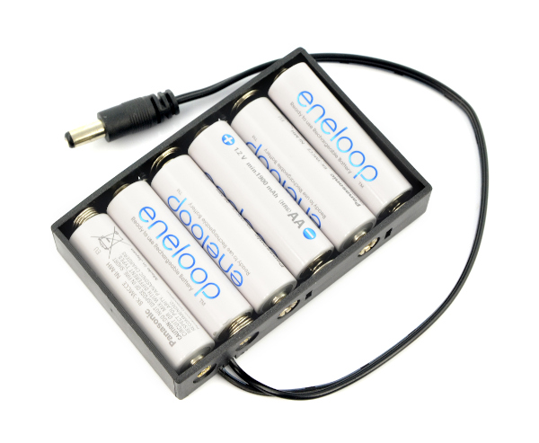 Korb für 6 AA-Batterien