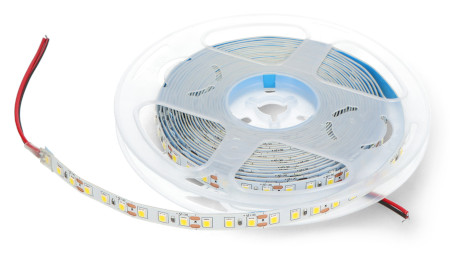 Pasek LED SMD3528 IP20 12W, 120 diod/m, 8mm, barwa neutralna biała - 5m