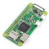 Raspberry Pi Zero W - ein beliebter Mini-Computer mit einem Broadcom BCM2835 1-GHz-Prozessor und 512 MB RAM-Speicher. Das