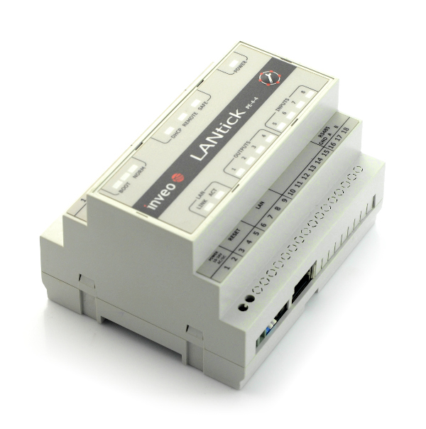 Inveo LanTick Pro PE-4-4 - IoT-Relaismodul, das über das Internet gesteuert wird