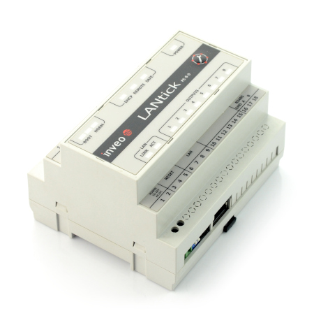 Inveo LanTick Pro PE-8-0 - IoT Relaismodul gesteuert über das Internet