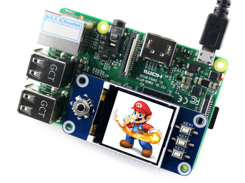 Verkaufsgegenstand ist ein Overlay mit Display, der Minicomputer Raspberry Pi kann separat erworben werden