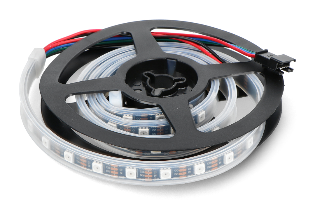 RGB-LED-Streifen SJ-10060-APA102C - digital, adressiert - IP65 60 LED / m,  18 W / m, 5 V - 1 m