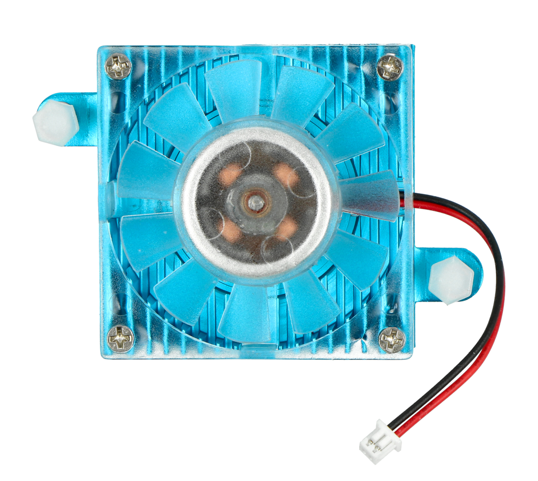 LED Mini-Ventilator blau, 32 Lichtbilder