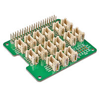 Grove-Base-Hut Abschirmung auf dem Raspberry Pi, mit der Sie jedes Modul anschließen können. Es verfügt über identische