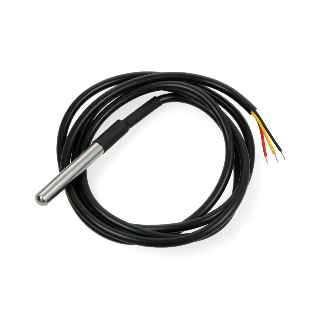 1M Kabel DS18B20 digitaler Edelstahl Temperatursensor/-fühler, wasserdicht