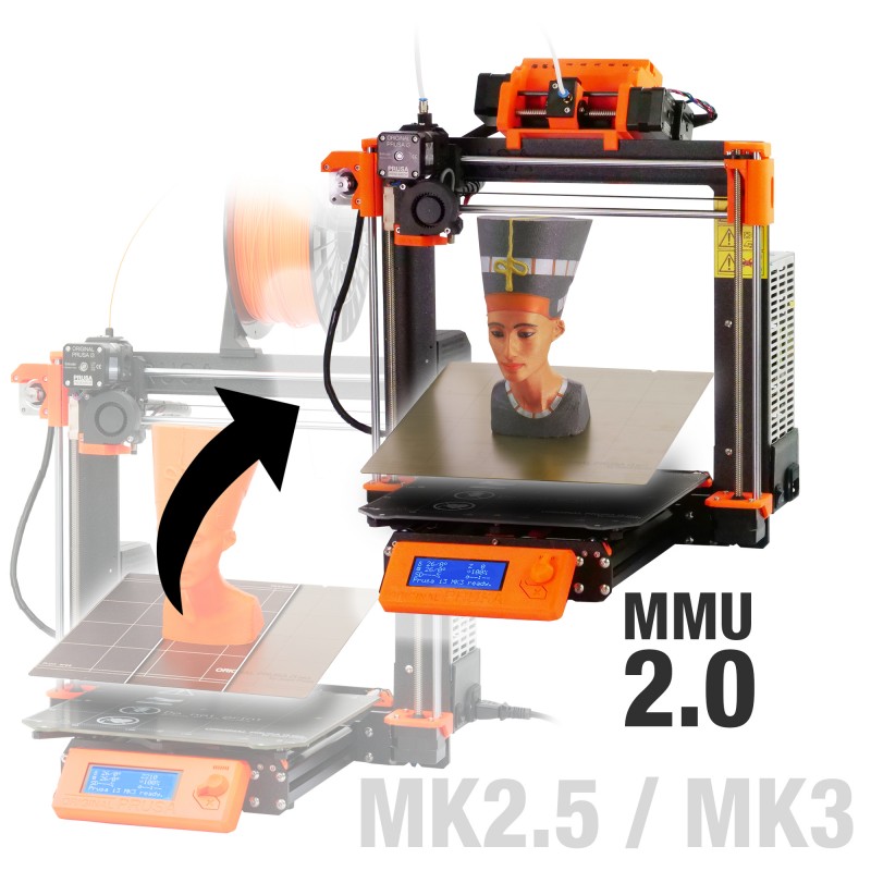 Multi Material 2S (MMU2S) Set - für Prusa i3 MK2.5S / MK3S Drucker - zur  Selbstmontage
