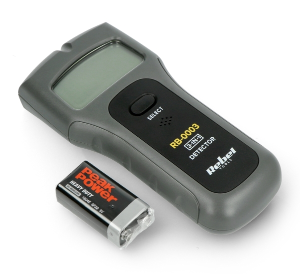 Das Set enthält eine 9-V-Batterie zur Stromversorgung des Geräts.