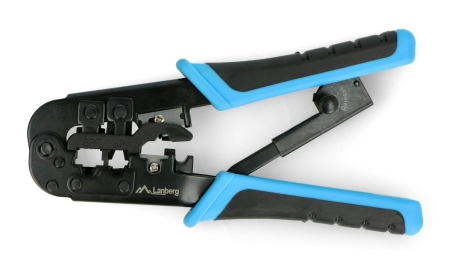 Crimpwerkzeug für RJ45-, RJ12-, RJ11-Stecker - Lanberg NT-0201