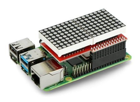Schild mit Raspberry Pi