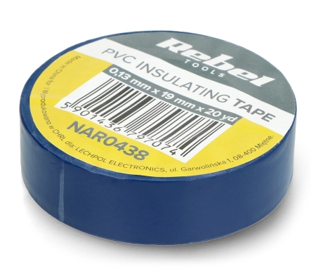 Isolierband Rebel 0,13x19mm x 20m blau