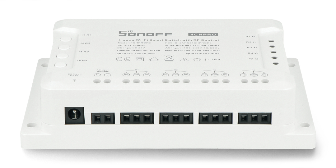 Sonoff 4CH PRO R3 WiFi + RF 433MHz - 4-Kanal-Schalter