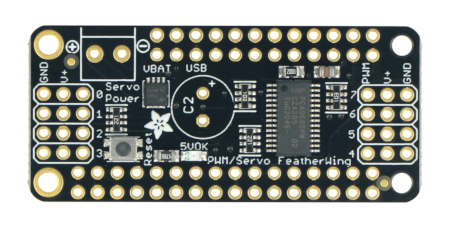 Das Modul hat vergoldete Pads mit einem Pitch von 2,54 mm.