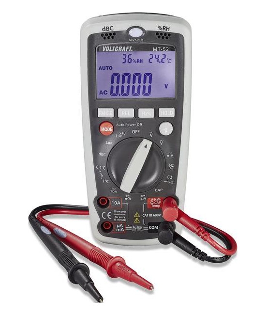 HD 52 mm Spannungsmesser, Auto-Volt-Messgerät mit 7 Farben  Hintergrundbeleuchtung, wasserdichte Voltmeter-Anzeige, 8–18 V  Batterietester