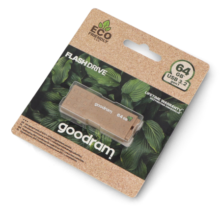 GoodRam Flash Drive - pamięć USB 3.2 Gen1 Pendrive - UME3 Eco Friendly - 64GB