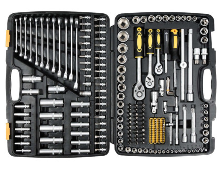 XXL Vorel 58700 Werkzeugsatz - 1/4'', 3/8'', 1/2'' - 216-tlg