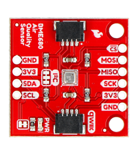 SparkFun Environmental Sensor Breakout – BME680 – Umweltsensor zur Messung von Temperatur, Feuchtigkeit, Druck und Luftqualität – SparkFun SEN-16466.