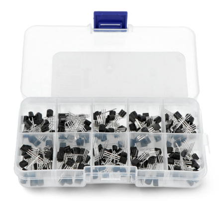 Satz Bipolartransistoren NPN und PNP TO-92 - 10 Werte - 200 Stk. - JustPi