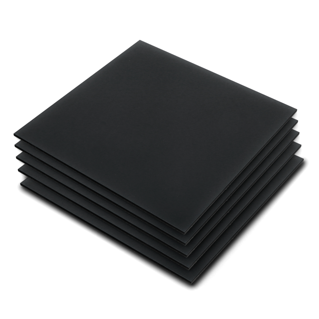 Plexiglas schwarz gegossen - 3mm - 200x200mm - 5Stk. Botland -  Robotikgeschäft