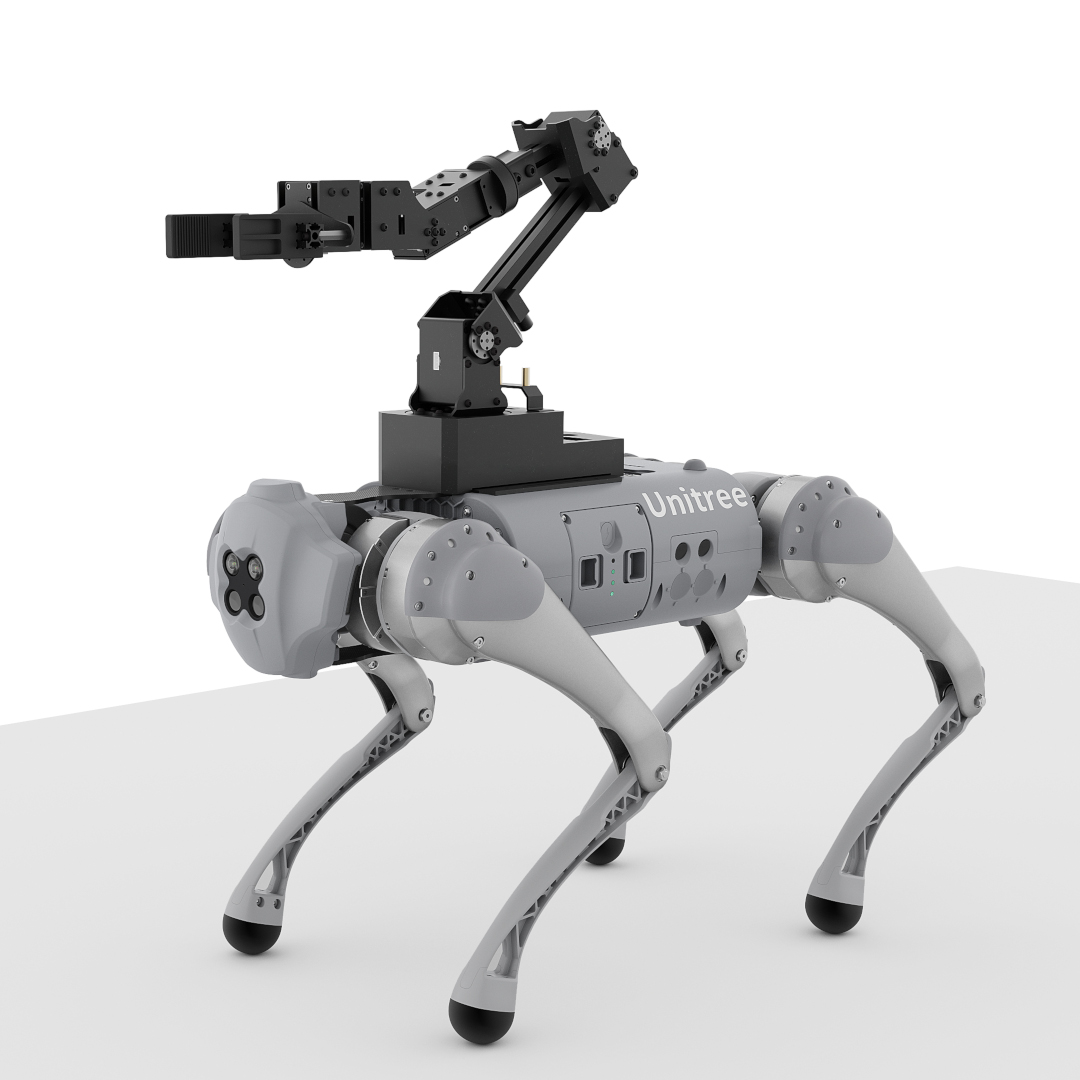Roboterarm K1 - 6-Achsen-Arm mit Greifer - Erweiterung für Unitree Go1  Laufroboter - Unitree Robotics