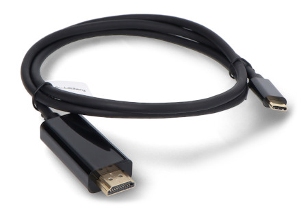 Przewód USB C - HDMI 4K - 1 m - Lanberg CA-CMHD-10CU-0010-BK
