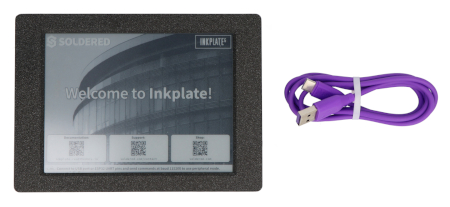 Inkplate 6 z obudową - wyświetlacz e-paper 6'' 800 x 600 px - ESP32 - do Arduino - Soldered 333233