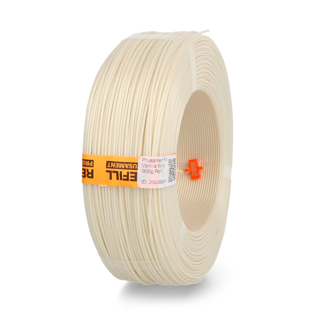 Prusa Filament Nachfüllpackung PLA 1,75 mm 0,9 kg – Vanilleweiß NFC