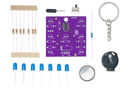 LED dice - zestaw edukacyjny do nauki lutowania - Attiny404 - Soldered 333140