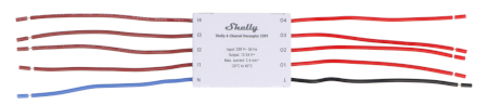 Shelly Decoupler - odsprzęgacz 4-kanałowy 230 V