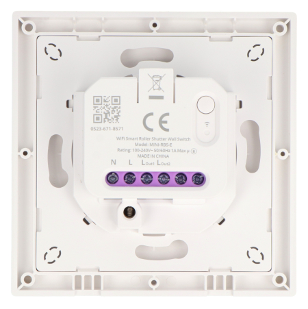 Sonoff MINI-RBS-E Orb-RBS - inteligentny przełącznik ścienny do rolet WiFi / Matter - biały