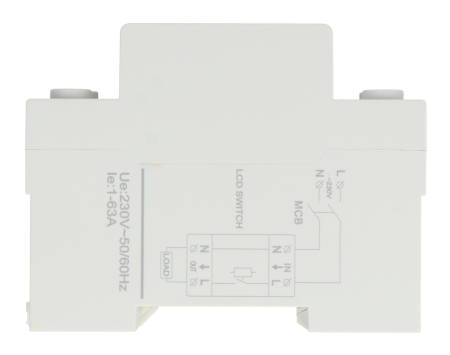 Das einphasige elektronische Relais von Qoltec mit Energieverbrauchsmessfunktion ist ein fortschrittliches Gerät für das
