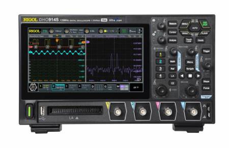 Rigol DHO914S Oszilloskop 125 MHz 4 Kanäle + AWG 25 MHz