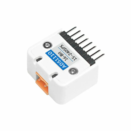 Die Kommunikation erfolgt über den I2C-Bus mit der Adresse 0x48, was eine einfache Integration in Projekte ermöglicht, die